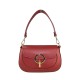 BORSA A SPALLA DONNA IN PELLE CON TRACOLLA - BO32835 - Colore:Rosso;