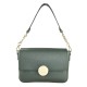 BORSA A SPALLA DONNA IN PELLE CON TRACOLLA - MU29832 - Colore:Verde;