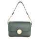 BORSA A SPALLA DONNA IN PELLE CON TRACOLLA - MU29832 - Colore:Verde;