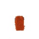 PORTACELLULARE E POCHETTE DONNA IN PELLE E TESSUTO TEDDY - TD85895 - Colore:Arancione/corallo;