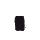 PORTACELLULARE E POCHETTE DONNA IN PELLE E TESSUTO TEDDY - TD85895 - Colore:Nero;