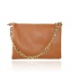 POCHETTE - BUSTA IN PELLE 100% MADE ITALY - BK37841 - Colore:Cuoio;