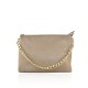 POCHETTE - BUSTA IN PELLE 100% MADE ITALY - BK37841 - Colore:Taupe;