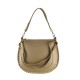 BORSA A SPALLA DONNA IN PELLE CON TRACOLLA - MN38842 - Colore:Taupe;