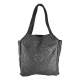 BORSA  DA SPALLA IN PELLE EFFETTO VINTAGE - ZV59865 - Colore:Grigio;