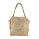 BORSA  DA SPALLA IN PELLE EFFETTO VINTAGE - ZV59865 - Colore:Beige;