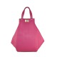 BORSA A MANO  IN PELLE CON TRACOLLA - LW35838 - Colore:Fuxia;