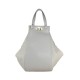 BORSA A MANO  IN PELLE CON TRACOLLA - LW35838 - Colore:Grigio;