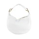 BORSA A SPALLA DONNA IN PELLE CON TRACOLLA - OU29832 - Colore:Bianco;