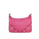 BORSA A SPALLA DONNA IN PELLE CON TRACOLLA - SC25827 - Colore:Fuxia;