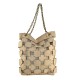 BORSA A SPALLA IN PELLE VINTAGE - TC59865 - Colore:Beige;