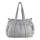 BORSA A SPALLA IN PELLE VINTAGE - GI55861 - Colore:Grigio;