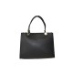 BORSA A MANO  IN PELLE CON TRACOLLA - DG32835 - Colore:Nero;