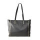 BORSA A SPALLA DONNA IN PELLE CON TRACOLLA - GS27830 - Colore:Nero;