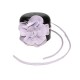 CINTURA DONNA IN PELLE A FORMA DI FIORE - FC750 - Colore:Viola - New york;