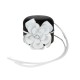 CINTURA DONNA IN PELLE A FORMA DI FIORE - FC750 - Colore:Bianco;