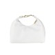 BORSA A SPALLA DONNA IN PELLE CON TRACOLLA - KP29832 - Colore:Bianco;