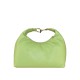 BORSA A SPALLA DONNA IN PELLE CON TRACOLLA - KP29832 - Colore:Verde;