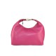 BORSA A SPALLA DONNA IN PELLE CON TRACOLLA - KP29832 - Colore:Fuxia;