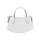 BORSA A MANO  IN PELLE CON TRACOLLA - YH36839 - Colore:Bianco;