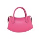 BORSA A MANO  IN PELLE CON TRACOLLA - YH36839 - Colore:Fuxia;