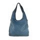 BORSA A SPALLA IN PELLE VINTAGE - NS65872 - Colore:Blu;