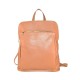 BORSA DA SPALLA CONVERTIBILE IN ZAINO IN PELLE - ZC33836 - Colore:Cuoio;