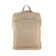 BORSA DA SPALLA CONVERTIBILE IN ZAINO IN PELLE - ZC33836 - Colore:Taupe;