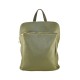 BORSA DA SPALLA CONVERTIBILE IN ZAINO IN PELLE - ZC33836 - Colore:Verde;