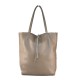 BORSA SHOPPING DONNA IN PELLE - FL20822 - Colore:Taupe;