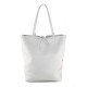 BORSA SHOPPING DONNA IN PELLE - FL20822 - Colore:Bianco;