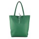 BORSA SHOPPING DONNA IN PELLE - FL20822 - Colore:Verde;