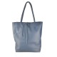 BORSA SHOPPING DONNA IN PELLE - FL20822 - Colore:Blu;