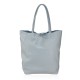 BORSA SHOPPING DONNA IN PELLE - FL20822 - Colore:azzurro;