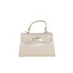 BORSA A MANO  IN PELLE CON TRACOLLA - GH29832 - Colore:Taupe;