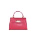 BORSA A MANO  IN PELLE CON TRACOLLA - GH29832 - Colore:Fuxia;