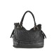 BORSA  DA SPALLA IN PELLE EFFETTO VINTAGE - GY55861 - Colore:Nero;