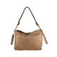 BORSA A SPALLA IN PELLE VINTAGE - CI49854 - Colore:Taupe;