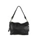 BORSA A SPALLA IN PELLE VINTAGE - CI49854 - Colore:Nero;