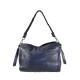 BORSA A SPALLA IN PELLE VINTAGE - CI49854 - Colore:Blu;