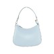 BORSA A SPALLA DONNA IN PELLE CON TRACOLLA - FC29832 - Colore:azzurro;