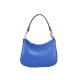 BORSA A SPALLA DONNA IN PELLE CON TRACOLLA - FC29832 - Colore:Bluette;