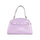 BORSA A MANO  IN PELLE CON TRACOLLA - DX38842 - Colore:Viola - New york;