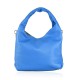 BORSA A SPALLA DONNA IN PELLE - AM29832 - Colore:Bluette;