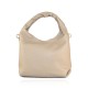 BORSA A SPALLA DONNA IN PELLE - AM29832 - Colore:Beige;