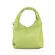 BORSA A SPALLA DONNA IN PELLE - AM29832 - Colore:Verde Chiaro;