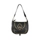 BORSA A SPALLA IN PELLE VINTAGE - SYA49854 - Colore:Nero;