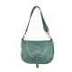 BORSA A SPALLA IN PELLE VINTAGE - SYA49854 - Colore:Ottanio;