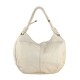 BORSA DONNA A SPALLA IN VERA PELLE VINTAGE - SM55861 - Colore:Beige;