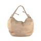 BORSA DONNA A SPALLA IN VERA PELLE VINTAGE - SM55861 - Colore:Taupe;